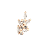 Wildflower Threadless End in Rose Gold – Soft Lighting