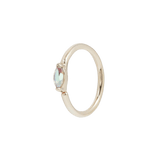 Zuri Ring in Rose Gold – Studio Light Angle