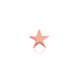 Five-Point Star Design in Yellow Gold – Macro Close-Up