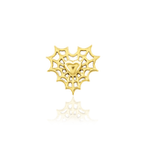 Caught You 14K Gold Internally Threaded End – Front View