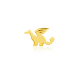 GOLD DRAGON 14K GOLD - THREADLESS END piercing-zone.com