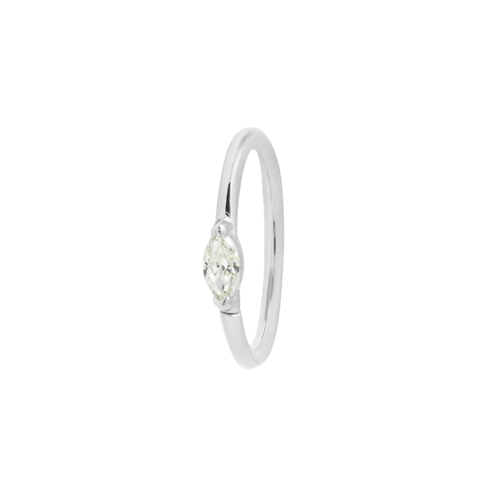 ZURI CZ SEAMLESS RING piercing-zone.com