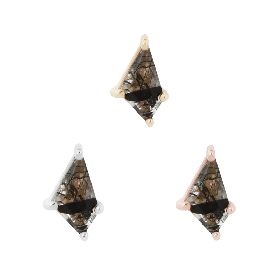 LIMELIGHT - TOURMALATED QUARTZ - THREADLESS END piercing-zone.com