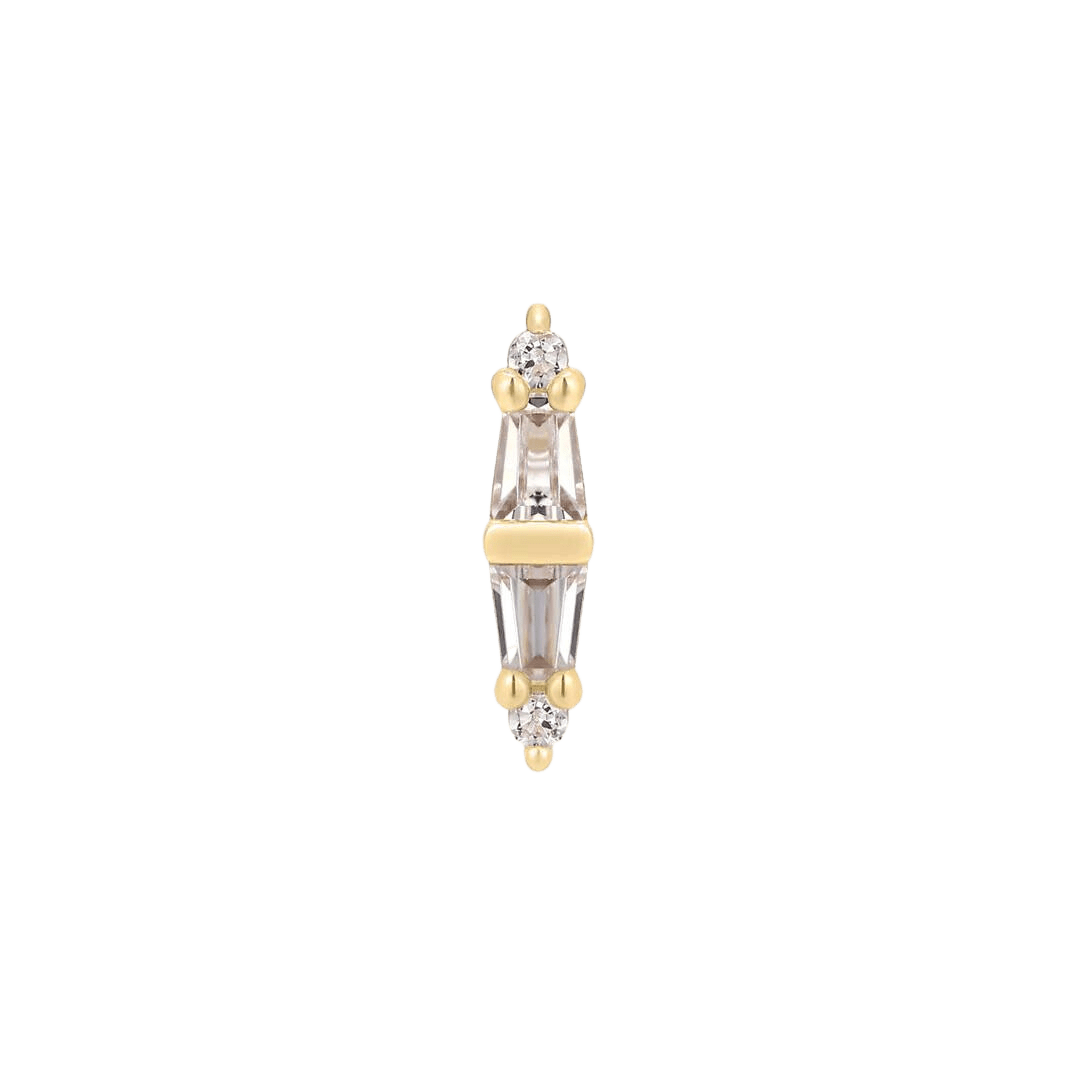 ESSENTIAL - SWAROVSKI CZ - THREADLESS END piercing-zone.com