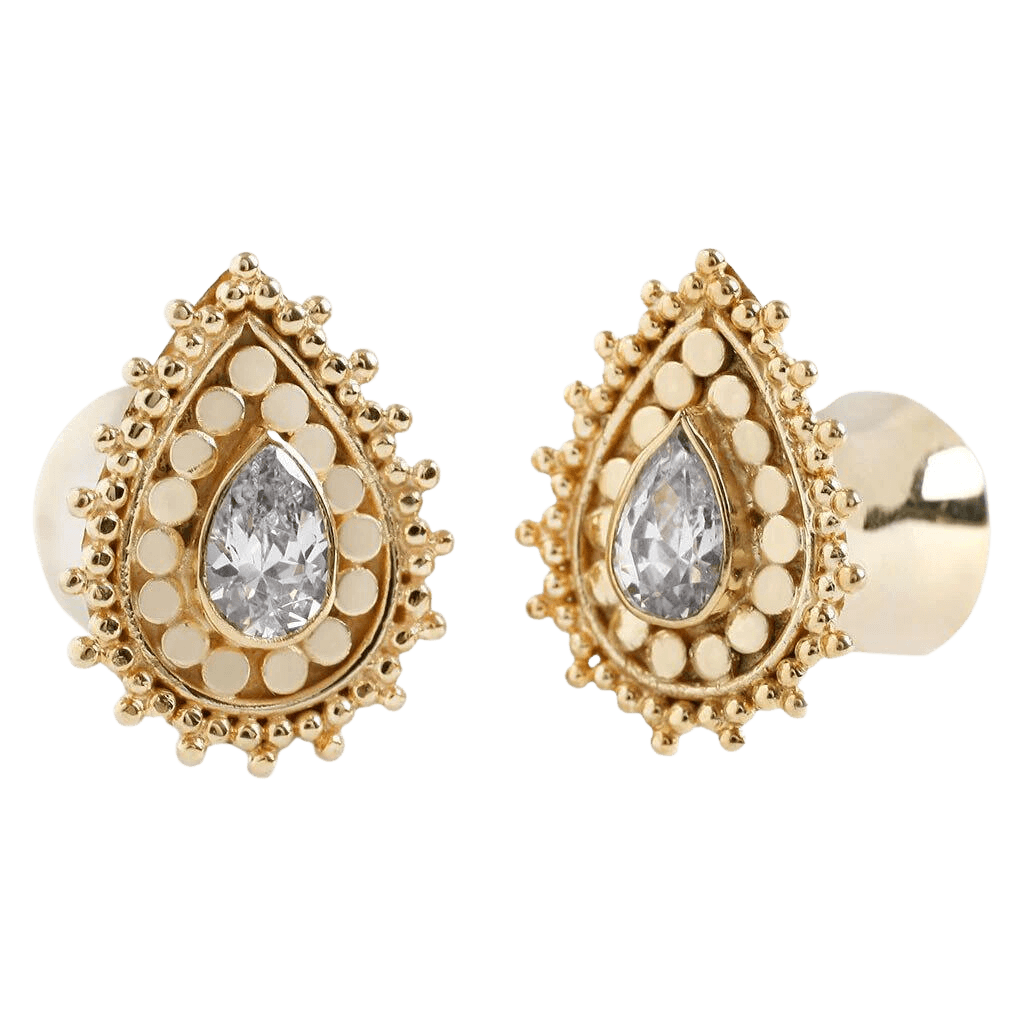 AJA PLUGS - 18KT ROSE GOLD + CZ piercing-zone.com