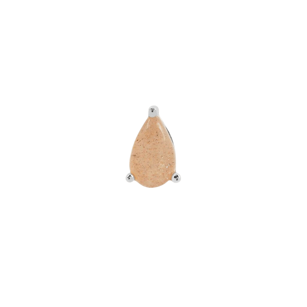 SUNSTONE PEAR - THREADLESS END piercing-zone.com