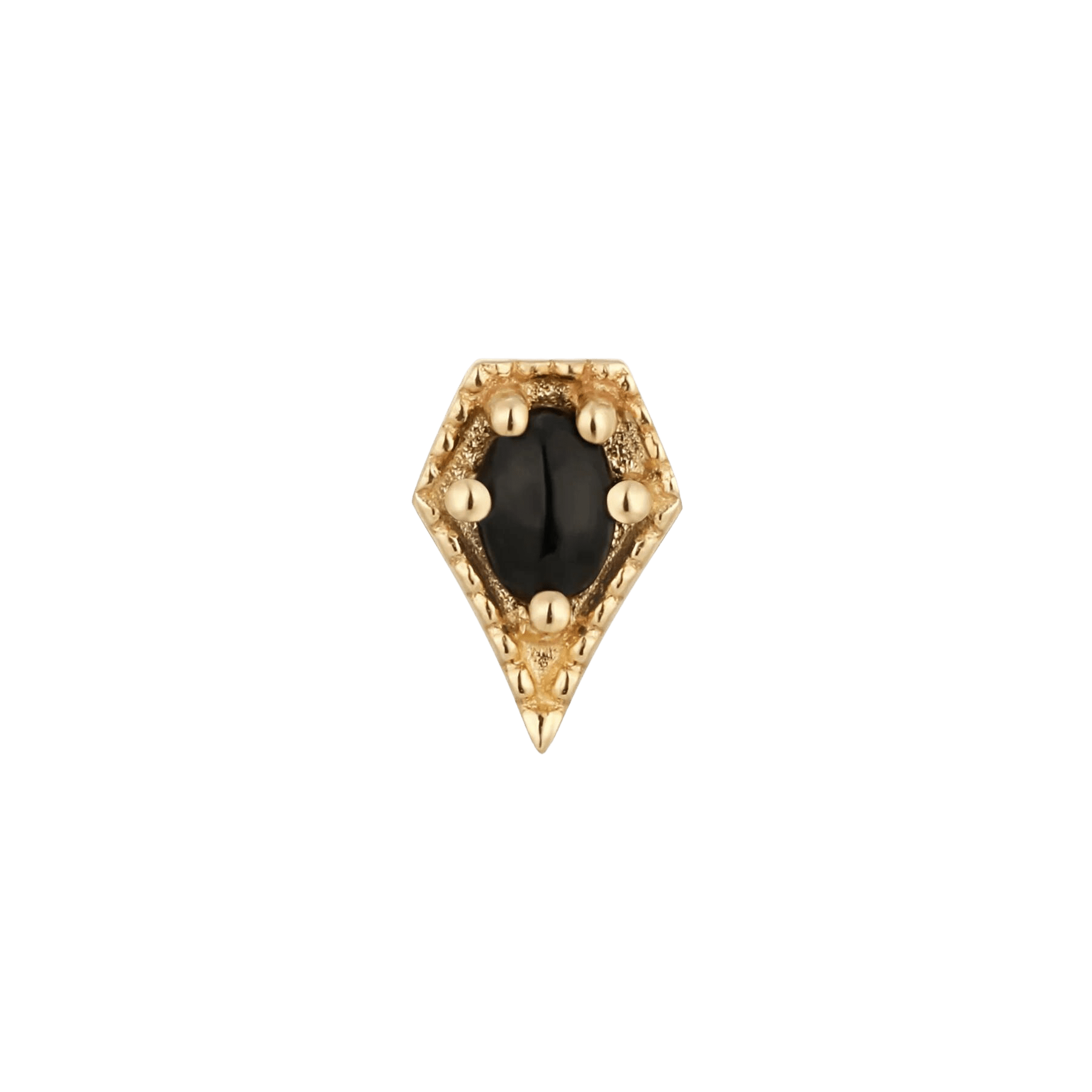 CADENCE - BLACK SPINEL - THREADLESS END piercing-zone.com