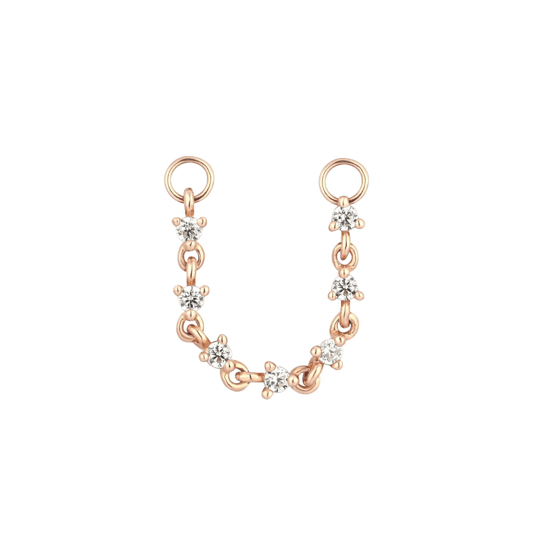 LANGUID - CZ - GOLD CHAIN piercing-zone.com
