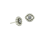 Beaded Oval With Gem – 14K/18K Gold Threadless End