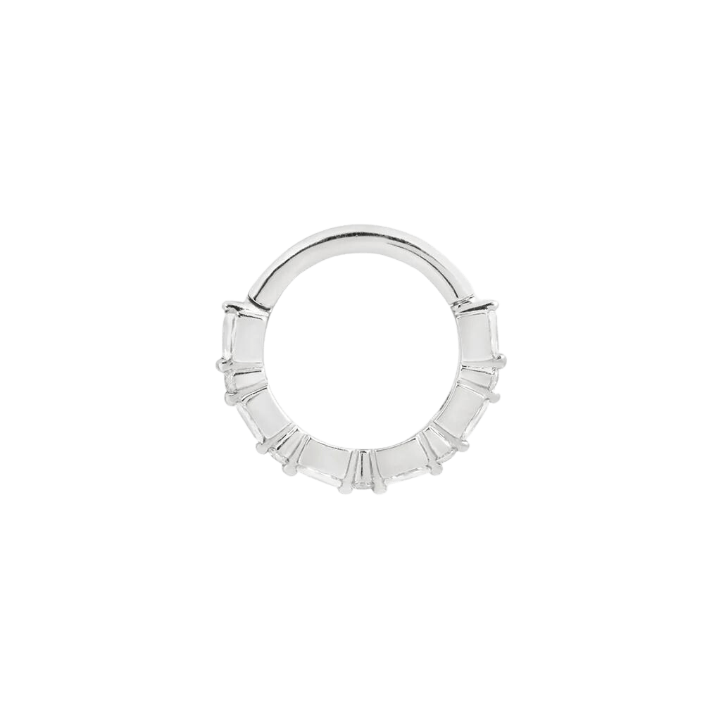 REVELATION - CZ - SOLID 14KT GOLD CLICKER piercing-zone.com