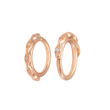 Lulu Seamless Ring – 14K Gold Micro-Gem Cup & Divot Design