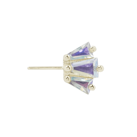 GEMMA TRIOS MERCURY MIST - FORWARD FACING - THREADLESS END piercing-zone.com