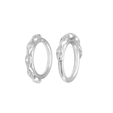 Lulu Seamless Ring – 14K Gold Micro-Gem Cup & Divot Design