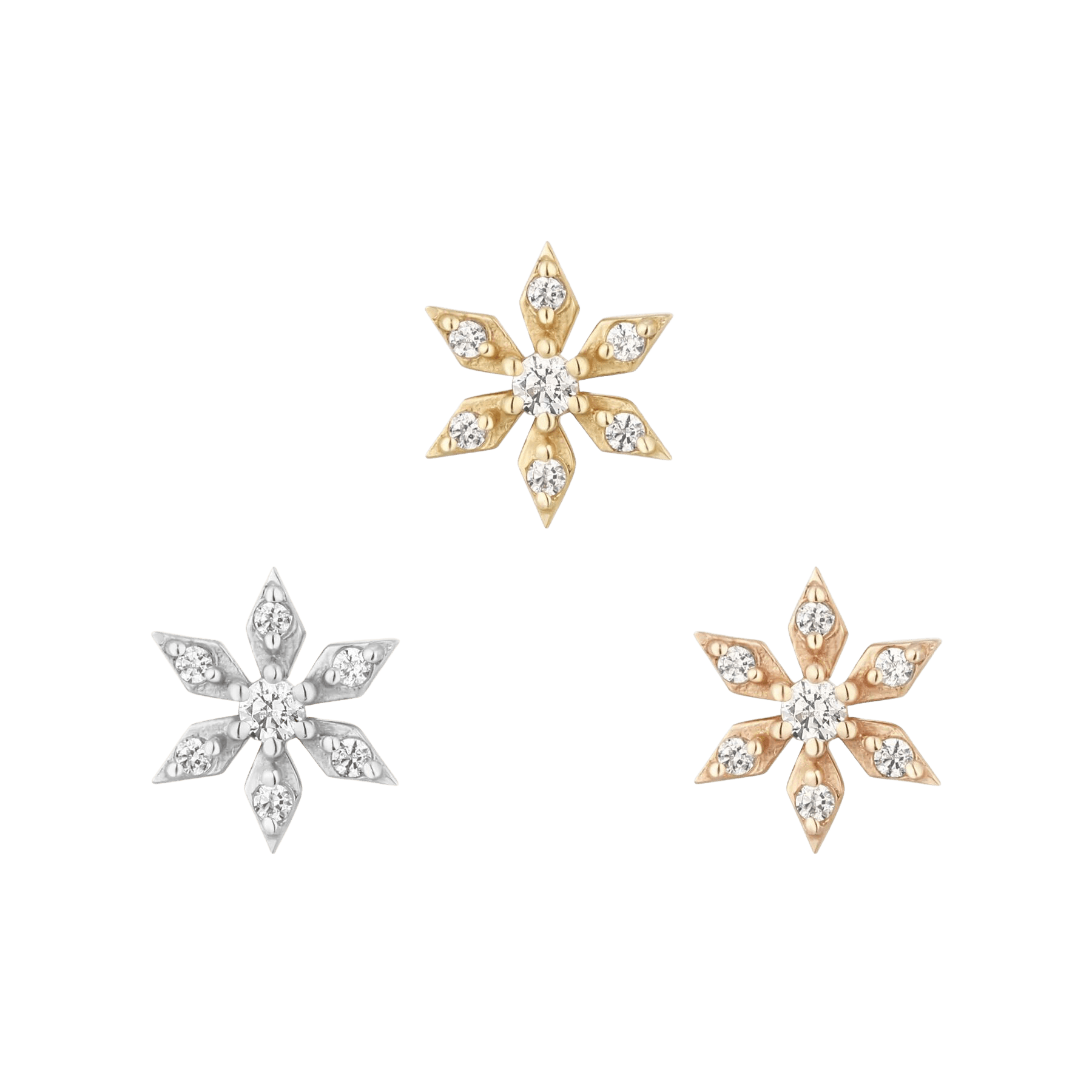 CHAMONIX - SWAROVSKI CZ - THREADLESS END piercing-zone.com
