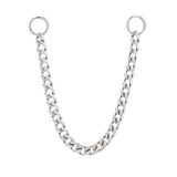 FACETED CHAIN - SOLID 14KT GOLD piercing-zone.com