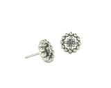 Beaded Circle With Gem – 14K/18K Gold Threadless End