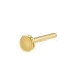 18G Threadless Labret Post – 14K Gold Flat Back – Multiple Sizes - piercing - zone.com