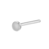 18G Threadless Labret Post – 14K Gold Flat Back – Multiple Sizes - piercing - zone.com