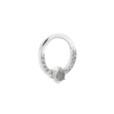 TINSLEY - CZ + WHITE SAPPHIRE - SOLID 14KT GOLD CLICKER piercing-zone.com