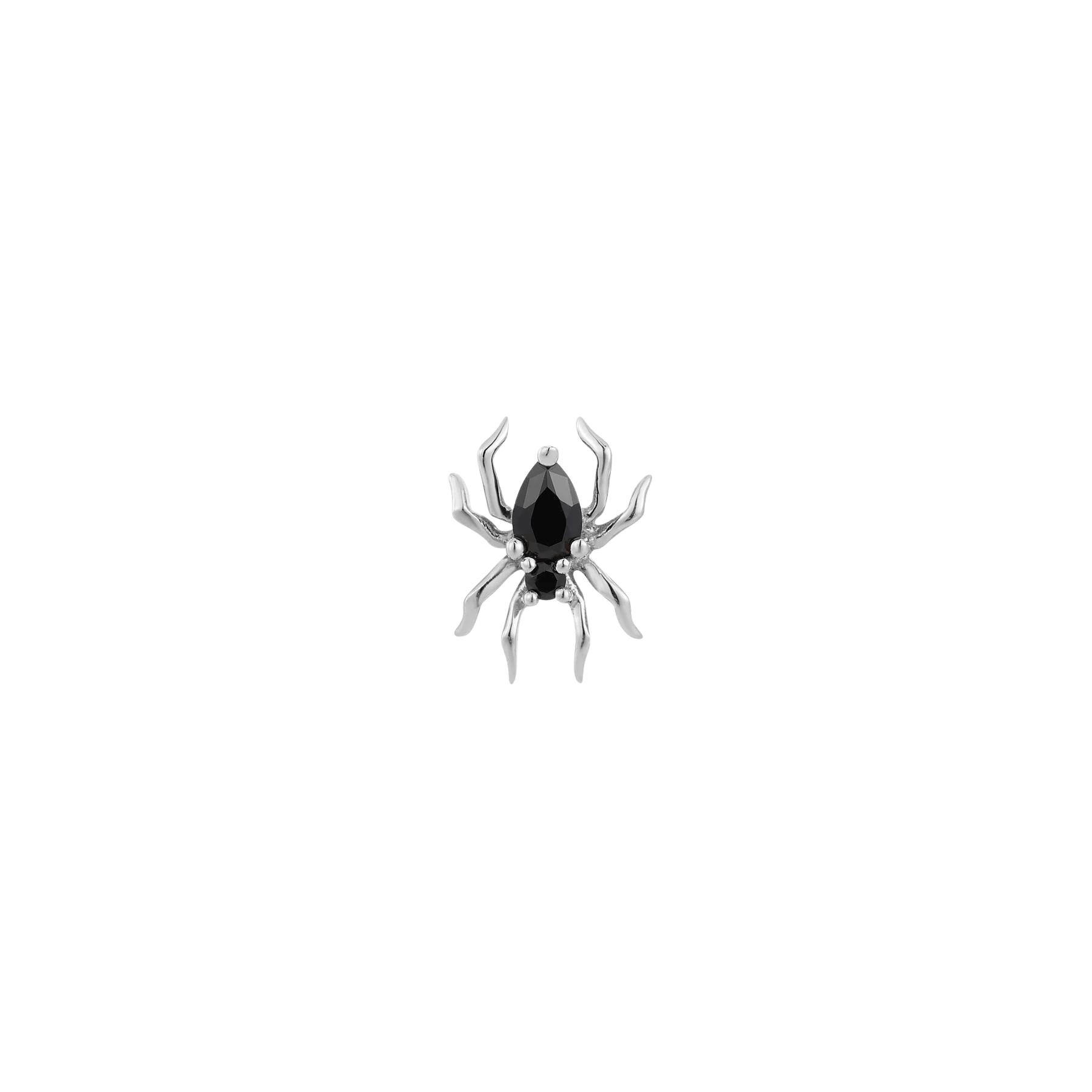 ARACHNE - BLACK SPINEL - THREADLESS END piercing-zone.com