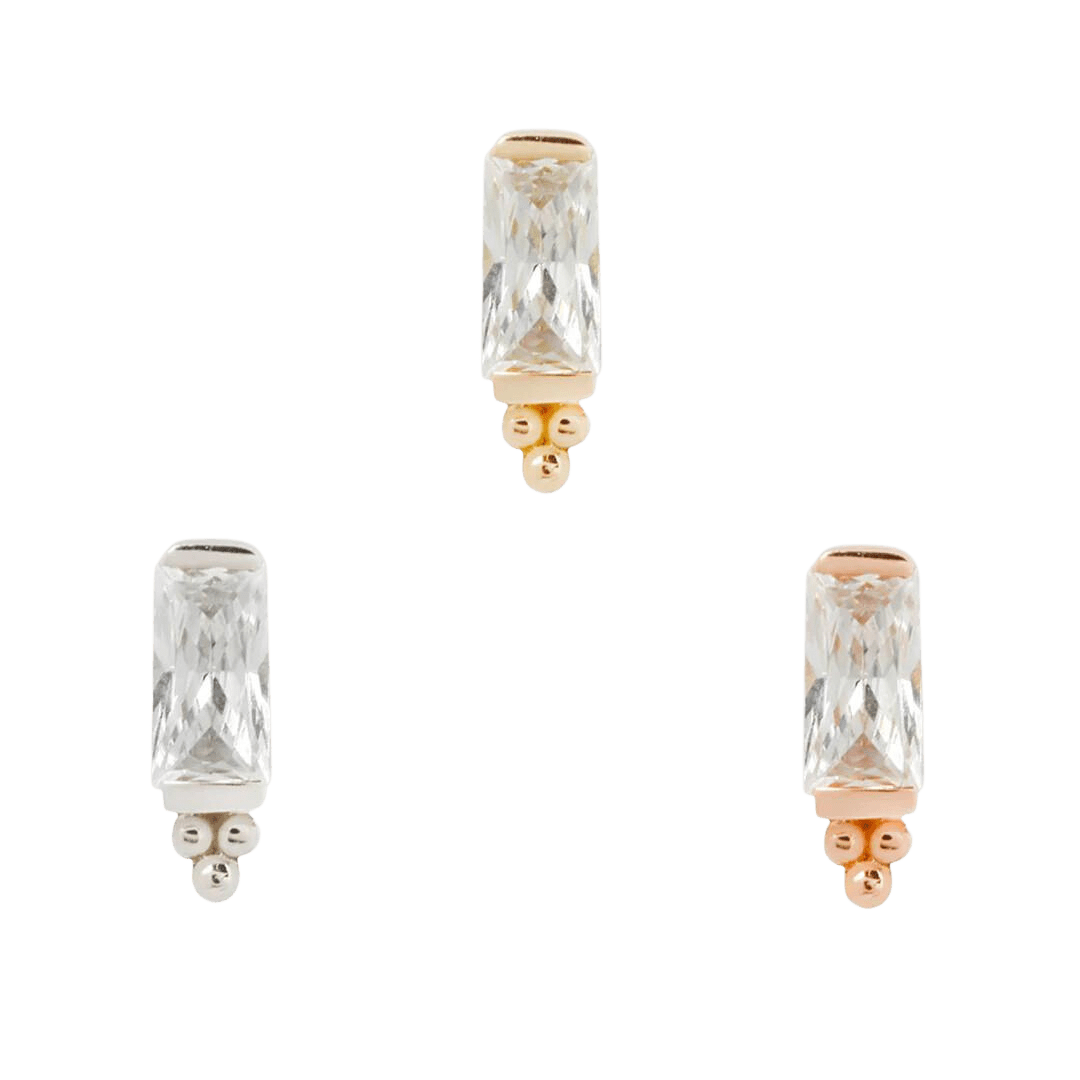 DIOR - CZ - THREADLESS END piercing-zone.com