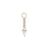 MERCER - CZ - GOLD CHARM piercing-zone.com