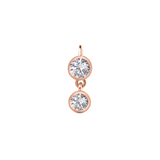 2 Bezel – 14K & 18K Gold Gemstone Charm - piercing - zone.com