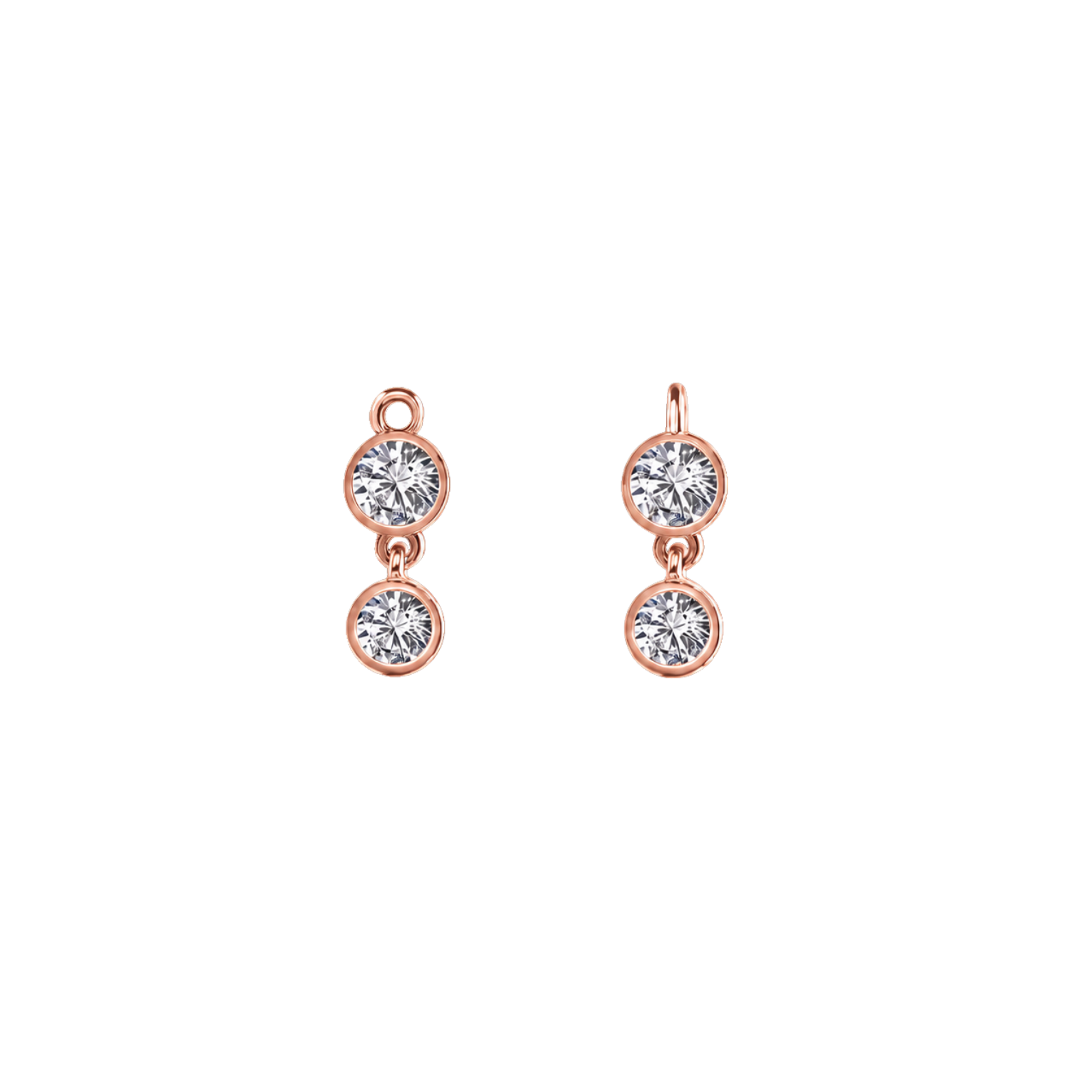 2 Bezel – 14K & 18K Gold Gemstone Charm