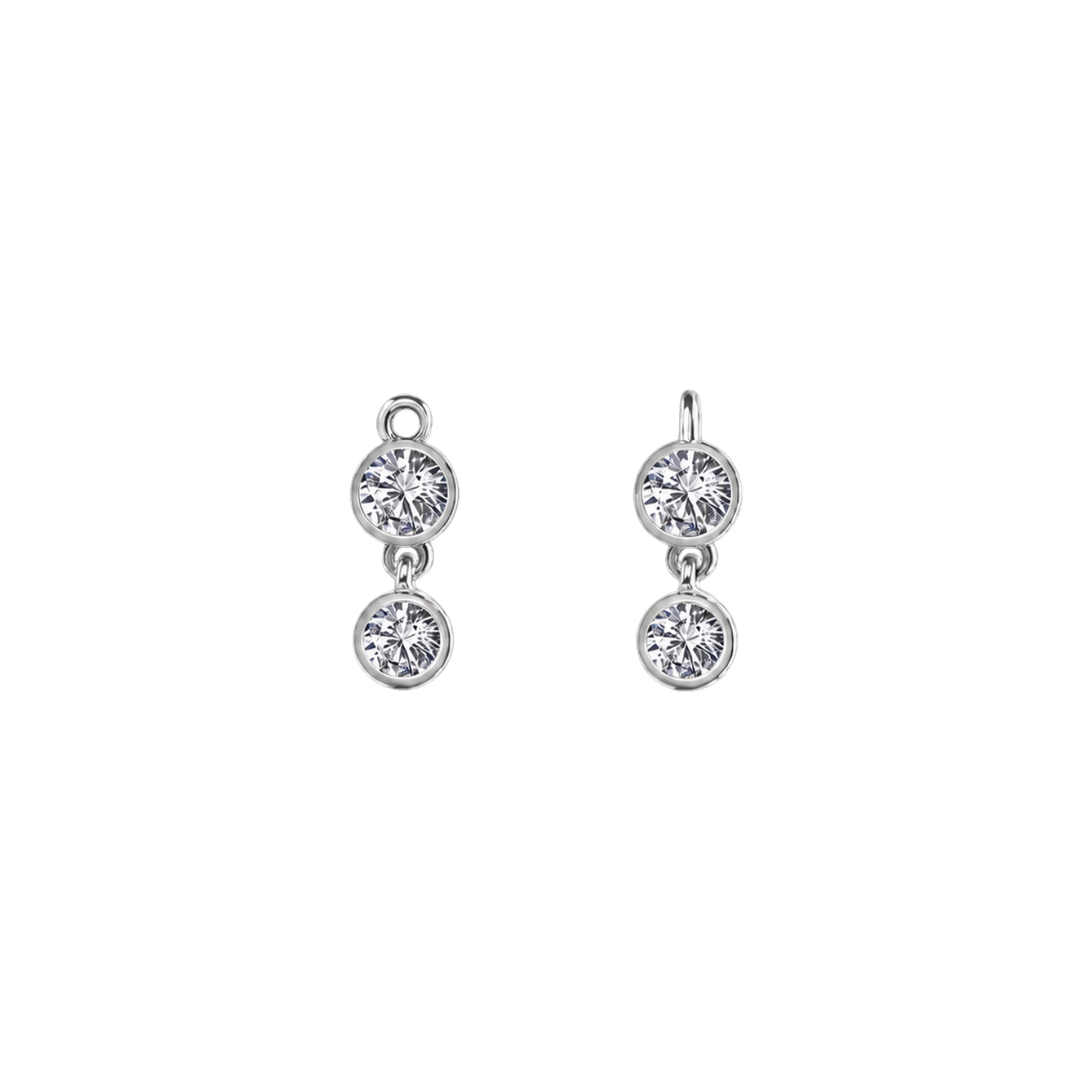 2 Bezel – 14K & 18K Gold Gemstone Charm