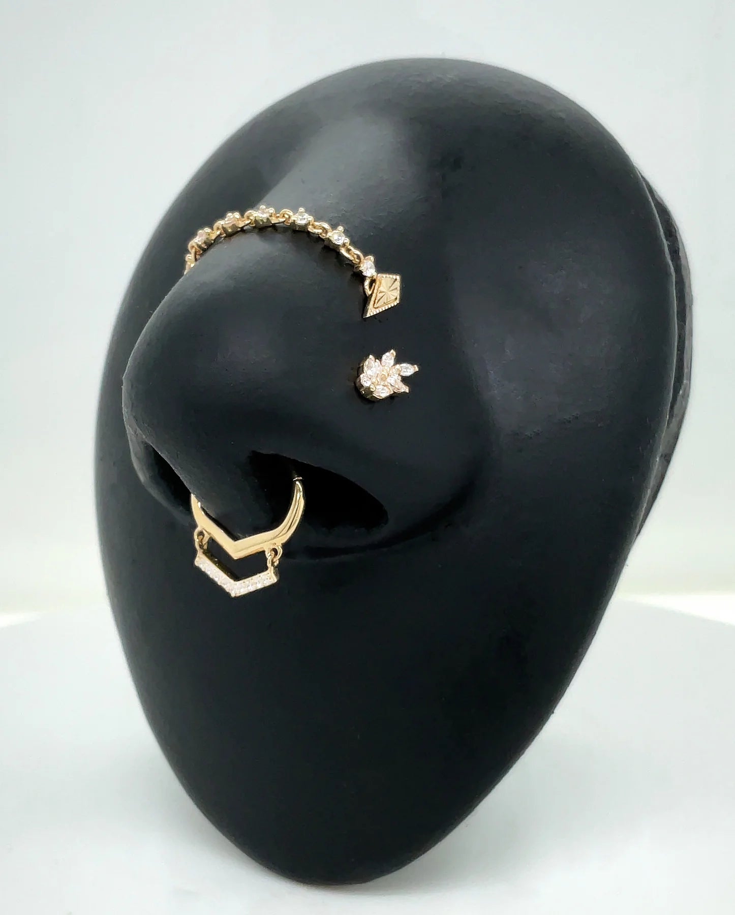 AIN'T NO DISCO - CZ - GOLD CLICKER piercing-zone.com