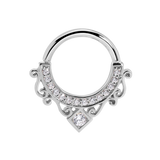 Amara Seamless Ring – 14K Gold Cup & Divot Design