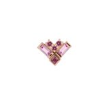 Charming Baguette – 14K/18K Gold Multi-Stone Threadless End