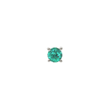 Emerald Prong – 14K Gold Lab-Grown Threadless End