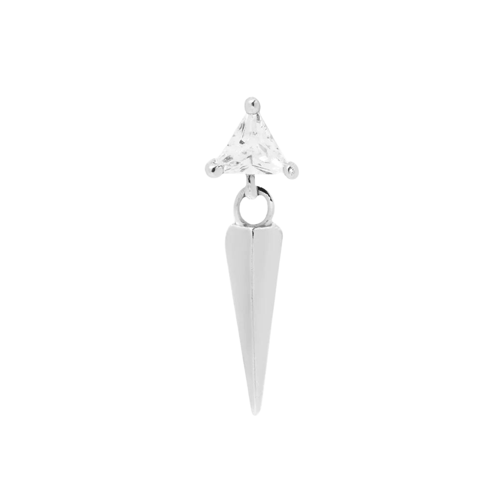SAINT - CZ - THREADLESS END piercing-zone.com