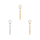 LABYRINTH - CZ - GOLD CHARM piercing-zone.com