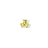 Vida – 14K Gold Three-Stone Cluster Threadless End