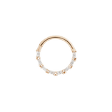 LOVED - CZ - SOLID 14KT GOLD CLICKER piercing-zone.com