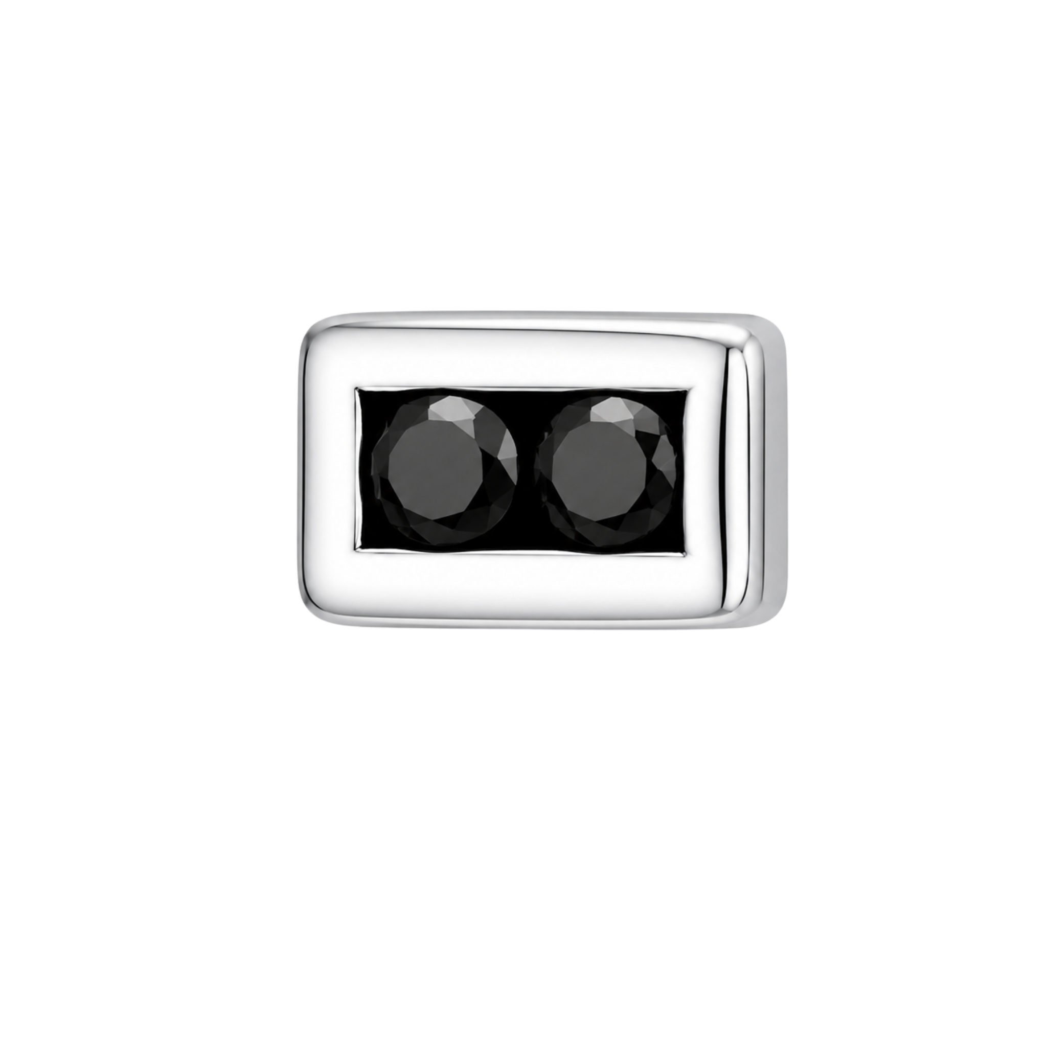 2 Stone Channel – 14K Gold Threadless/Threaded End