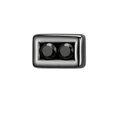 2 Stone Channel – 14K Gold Threadless/Threaded End