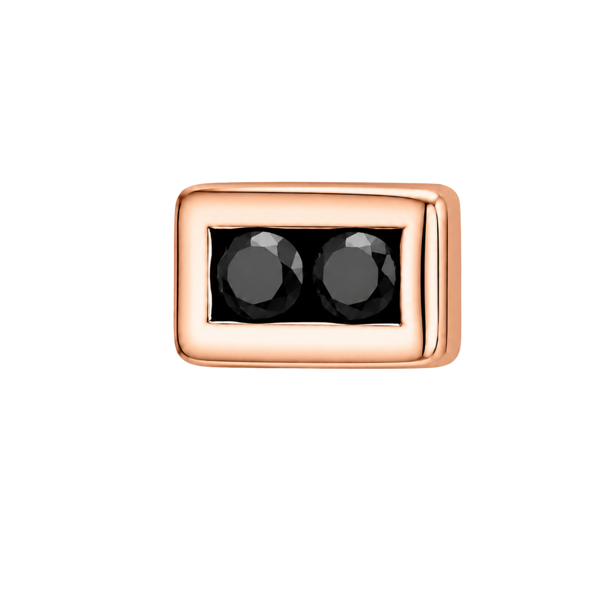 2 Stone Channel – 14K Gold Threadless/Threaded End