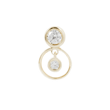 WARHOL - CZ - THREADLESS END WITH DANGLE piercing-zone.com