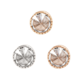 MILGRAIN REVERSE SET CZ - THREADLESS END piercing-zone.com