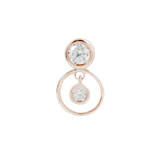 WARHOL - CZ - THREADLESS END WITH DANGLE piercing-zone.com