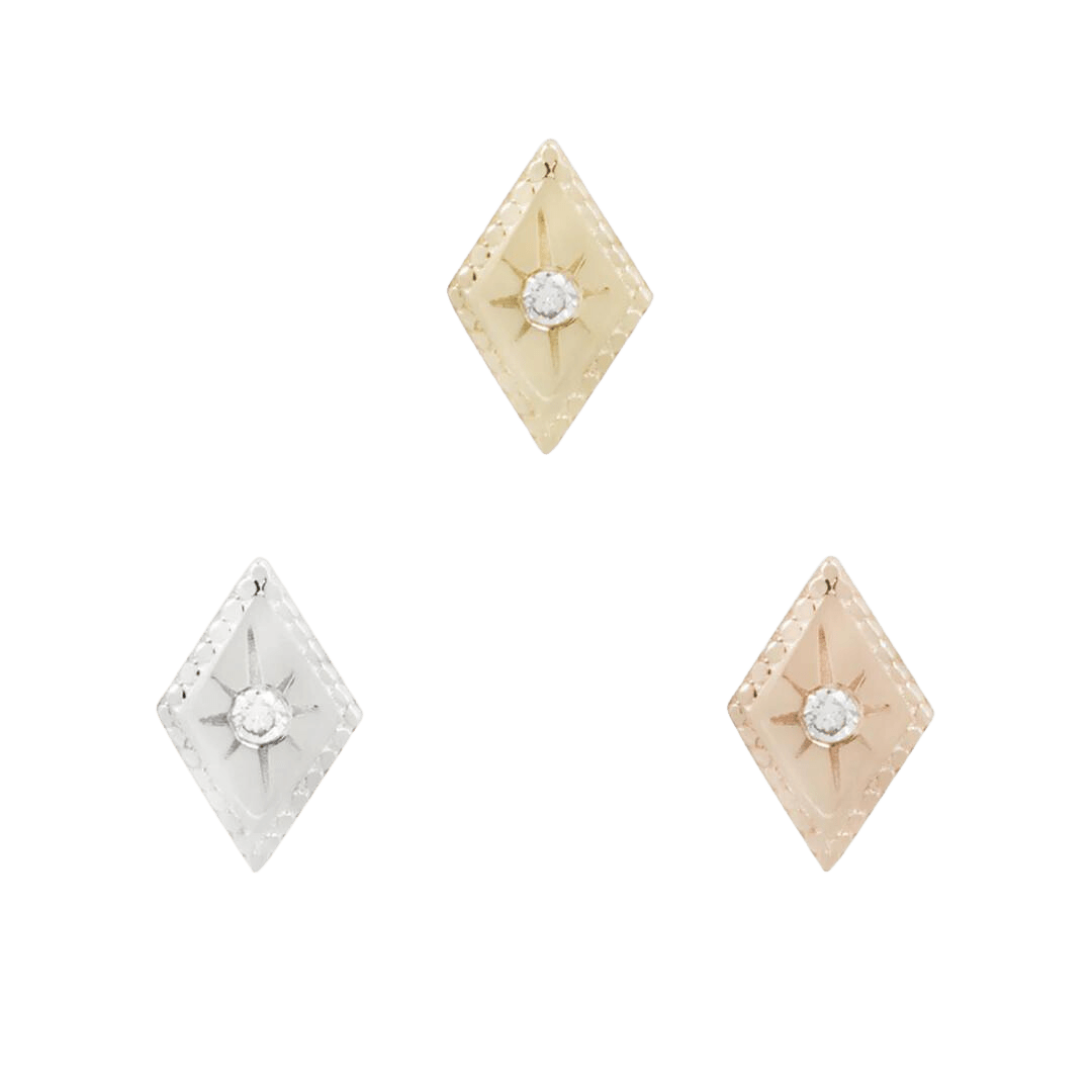 ETOILE GENUINE DIAMOND - THREADLESS END piercing-zone.com