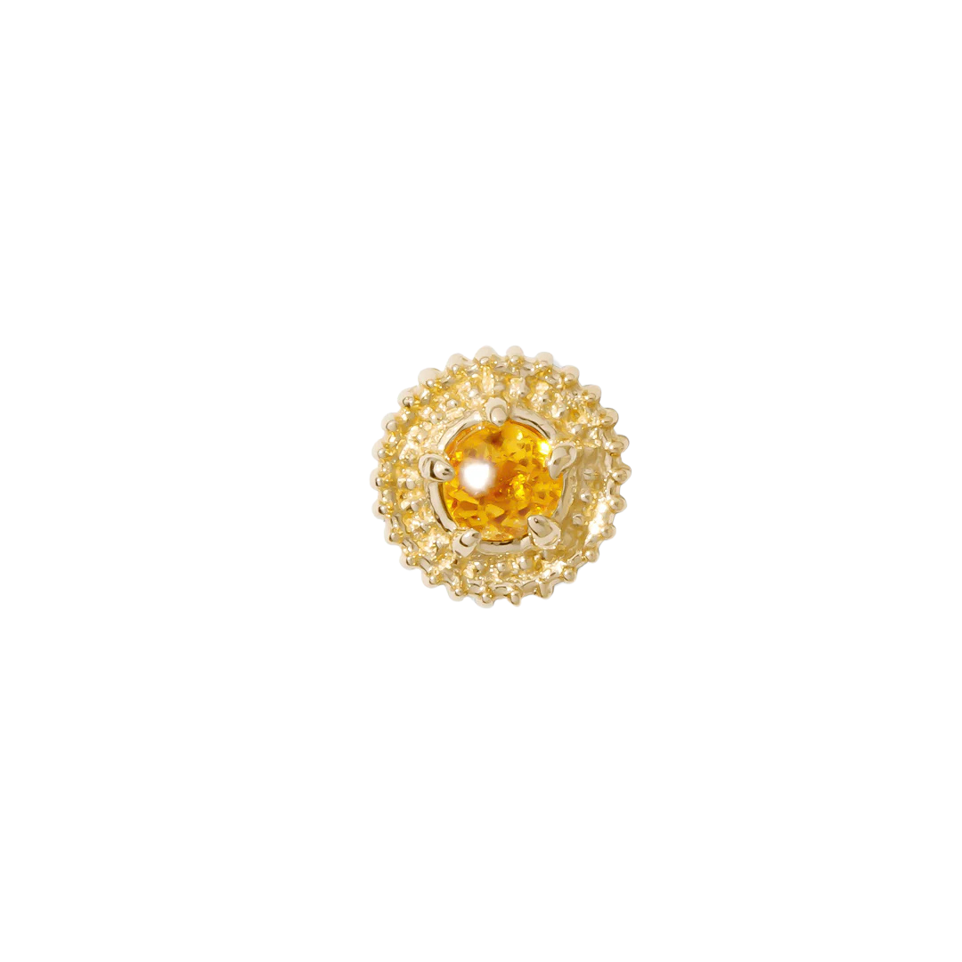 Hypnotize – 14K Gold Beaded Birthstone Threadless End