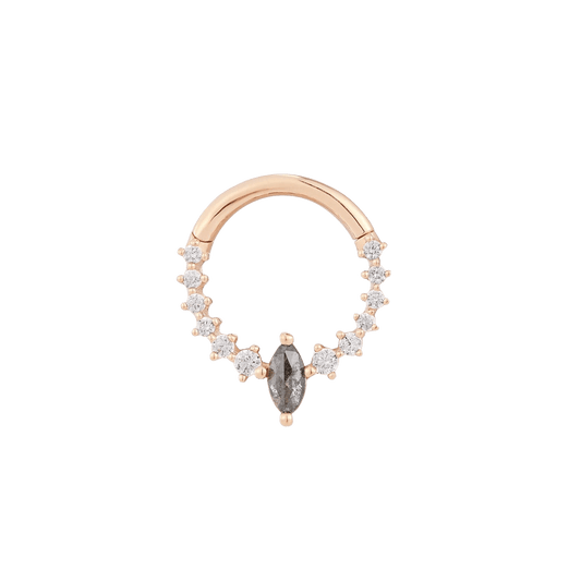 Phantom – 14K Gold Grey Diamond Clicker