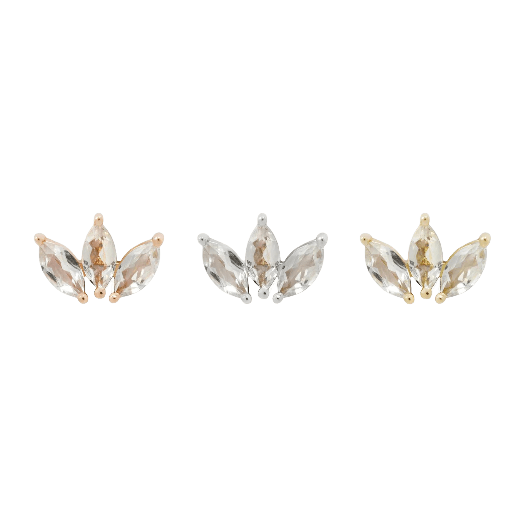MOET - SWAROVSKI CZ THREADLESS END piercing-zone.com