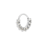 OBSESSED - CZ - SOLID 14KT GOLD CLICKER piercing-zone.com