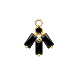 3 Baguette – 14K & 18K Gold Gemstone Charm