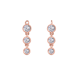 3 Bezel – 14K & 18K Gold Gemstone Charm